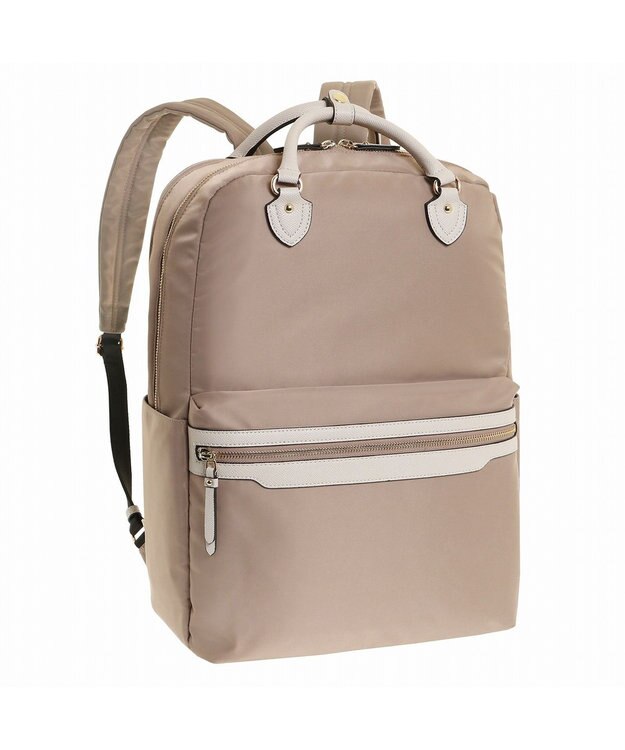 ACE BAGS & LUGGAGE ace. リモフィス ビジネスリュック レディース  B4 15.6インチ 10313 ベージュ