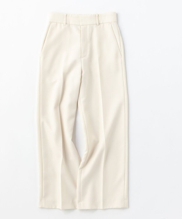 UNFILO ウールライクツイル ワイドパンツ エクリュ