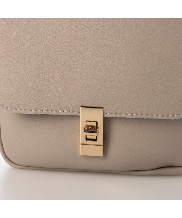 UNBILLION ペルケ perche / 7ポケットレザーポシェット グレー