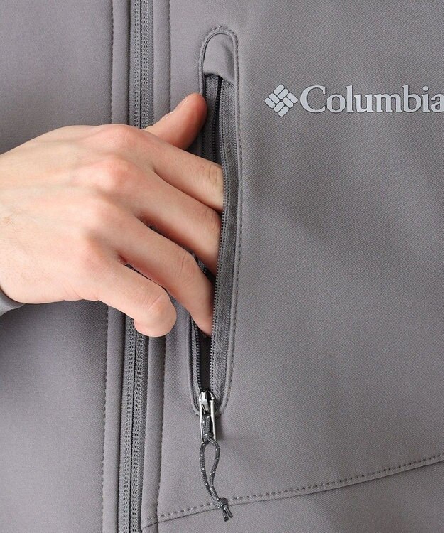 Columbia Columbia/ カスケードリッジIIIソフトシェル /コロンビア City Grey