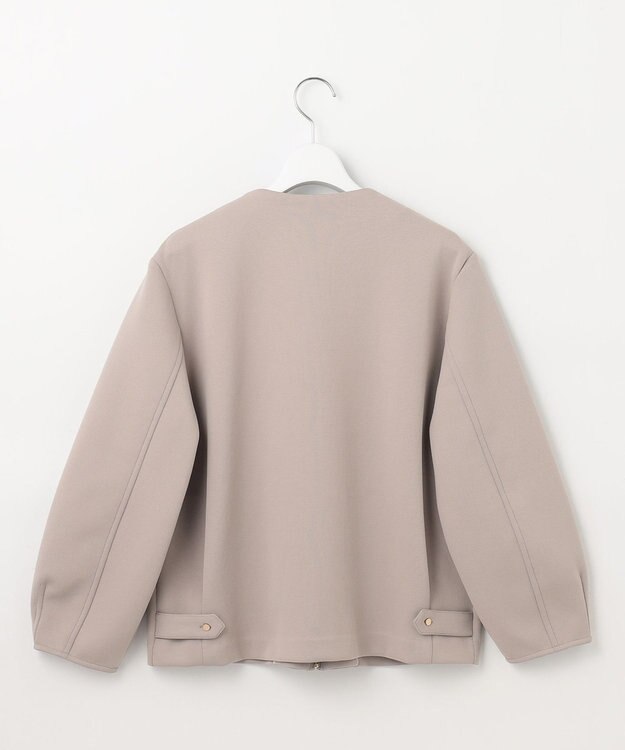 J.PRESS LADIES ダンボールジャージー ブルゾン ブラウン系