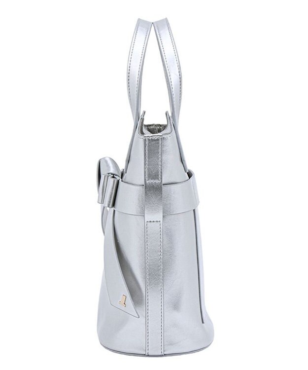 LANVIN en Bleu リュバン ミニトート シルバー