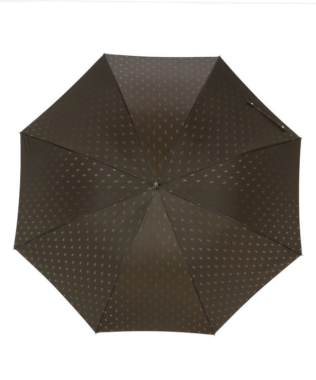 MOONBAT POLO RALPH LAUREN メンズ 長傘 ポロポニー ジャカード／日本製 ダークブラウン