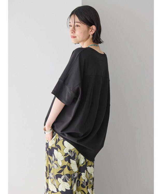 AMERICAN HOLIC ＵＶカット＋接触冷感　コクーンカットプルオーバー Black