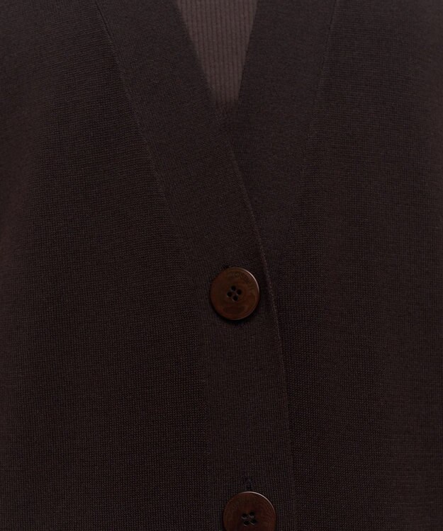JOSEPH スーパーファインシルク　カーディガン Espresso