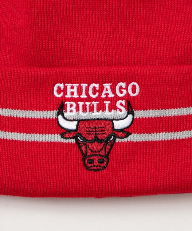 WEGO 【ユニセックス着用ITEM】別注NBA　ポンポンニットキャップ レッド
