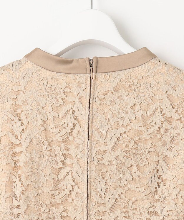 23区 L 【APPLAUDIR】ボタニカルグロッシードレス ベージュ系