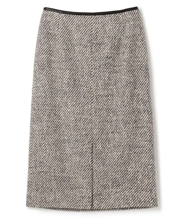 BEIGE， FRESNEL / Iラインスカート Gray×Beige