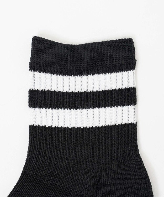 WEGO 2ラインソックス ブラック