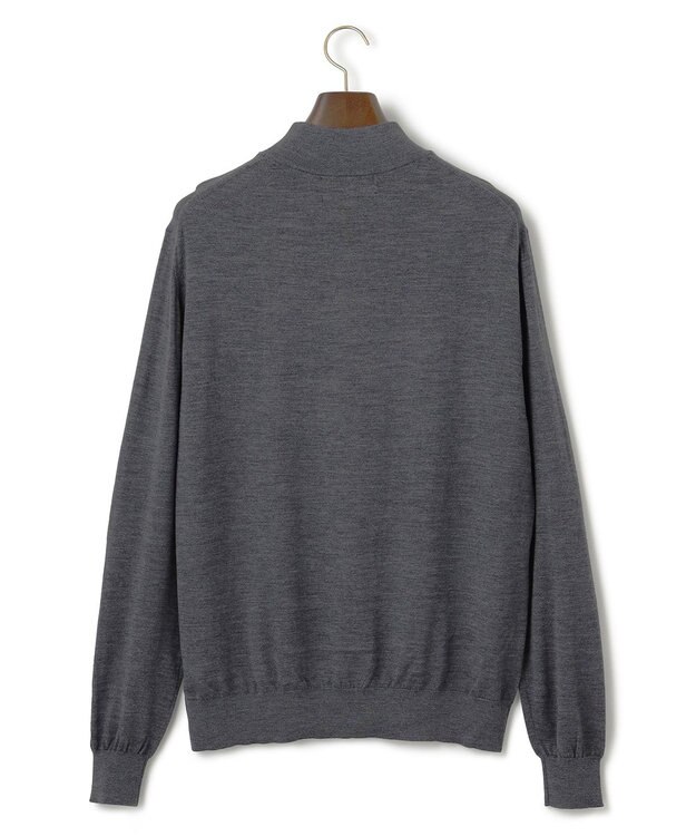 J.PRESS MEN 【WEB限定カラー有】オメガツイスト ハイゲージ モックネックニット 【WEB限定カラー】グレー系