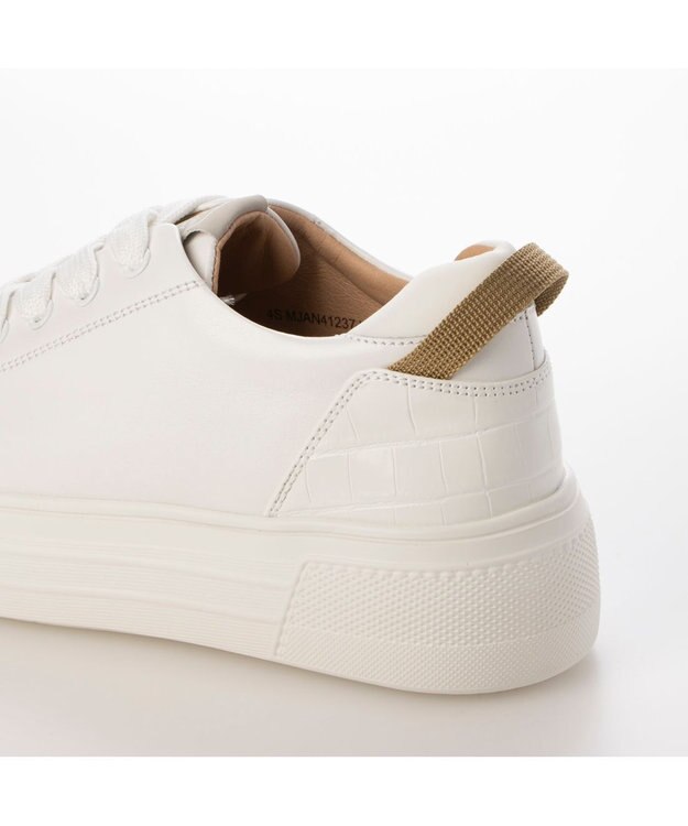 MODE ET JACOMO <MODE ET JACOMO>厚底レースアップスニーカー ホワイト