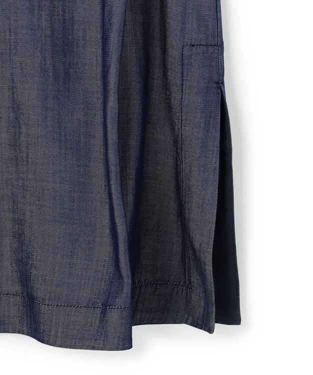 uncrave リヨセルデニム ノースリーブブラウス インディゴ