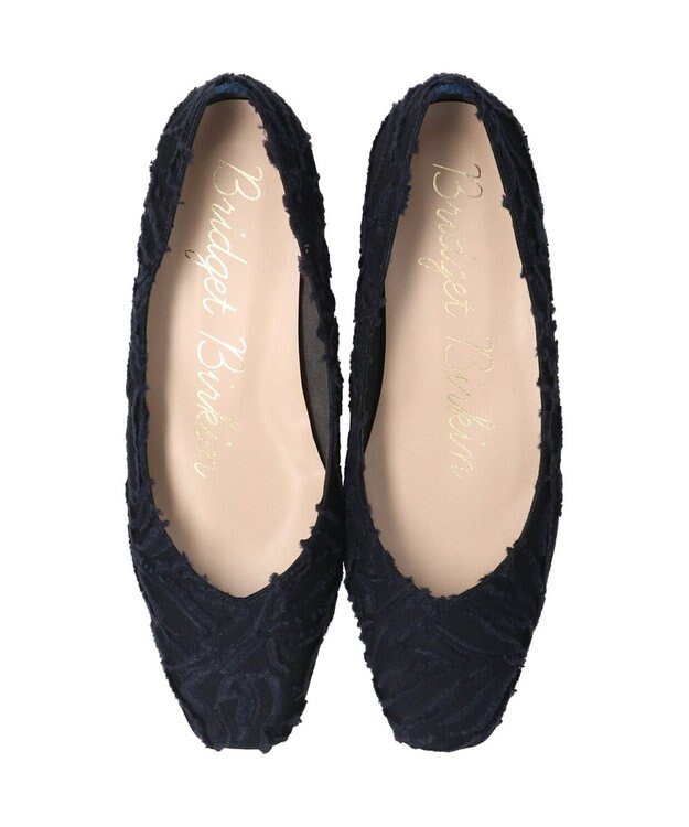 Bridget Birkin 【Bridget Birkin】花柄レースパンプス ネイビー雑材