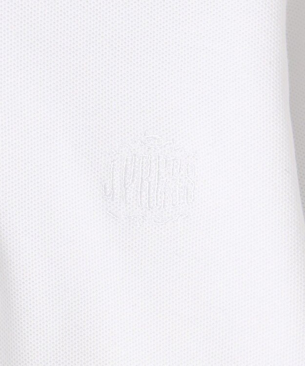 J.PRESS KIDS 【110-130cm】40/2鹿の子 長袖 ポロシャツ ホワイト系