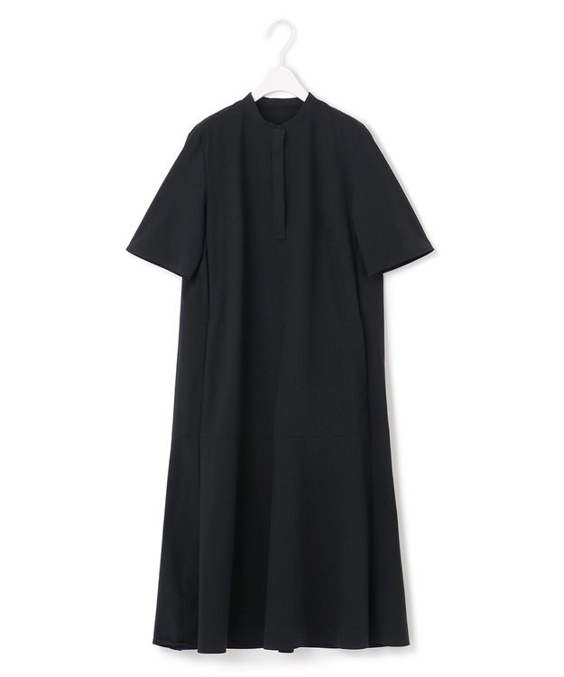 ICB 【接触冷感・UVカット・撥水・洗える】 プルーフ4WAYタフタ ワンピース ブラック系