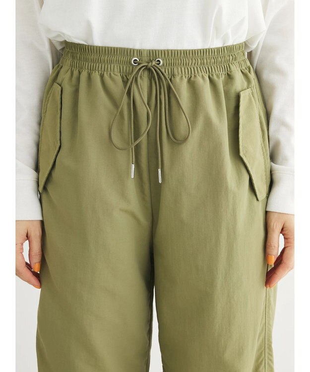 Green Parks パラシュートパンツ Khaki