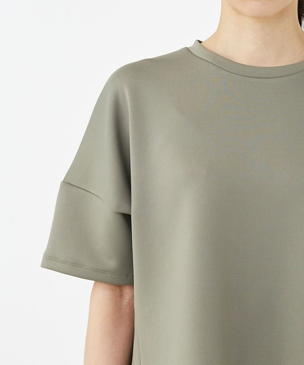 KASHIYAMA 【抗菌繊維】スタイリッシュジャージー トップス オリーブ