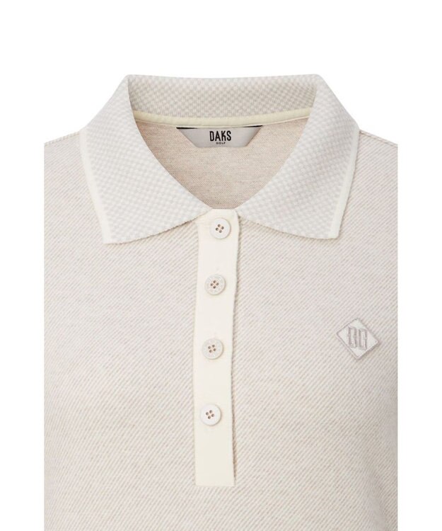DAKS 【DAKS GOLF】ソフトニットポロシャツ ベージュ