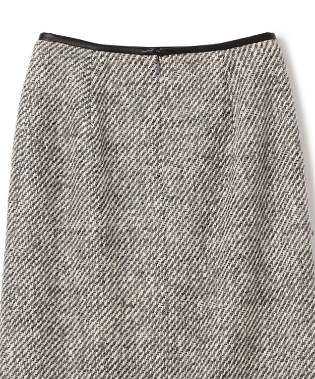 BEIGE， FRESNEL / Iラインスカート Gray×Beige