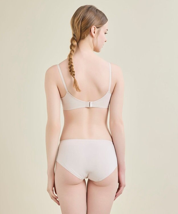 une nana cool 【リニューアル】364ブラ シンプル ノンワイヤーブラ ベージュ