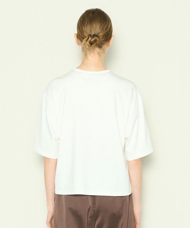 JOSEPH 【洗える】ロイヤルコットン　デザインTEE White