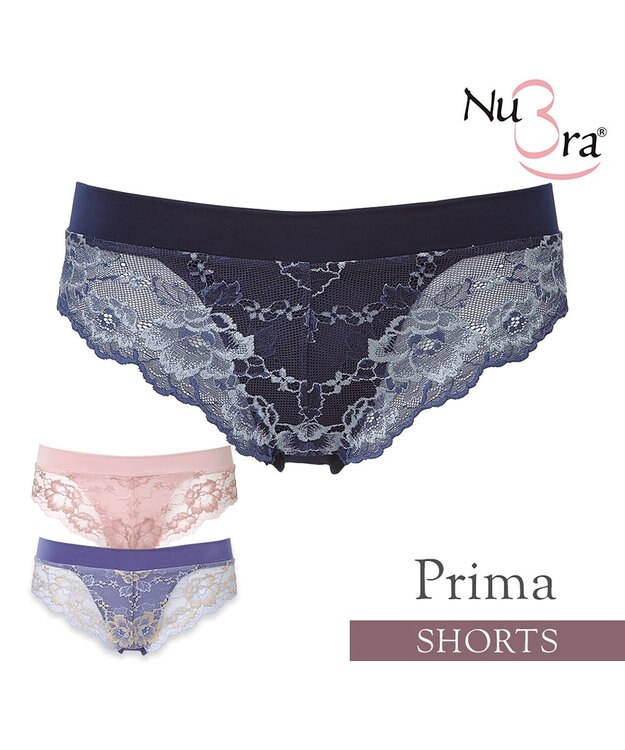 BRADELIS New York 【NuBra】プリマ ショーツ デザインヌーブラ ネイビー