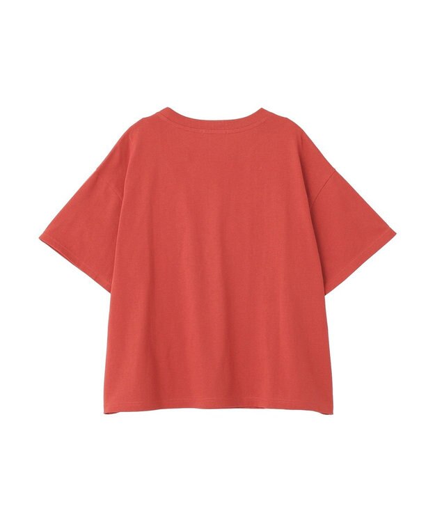 Green Parks 汗染み防止ボックスロゴＴシャツ Red