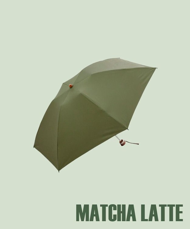 AURORA 【WEB限定】 サマーシールド 晴雨兼用傘（折りたたみ・クイックオープン）（ジェラートカラーコレクション） 抹茶ラテ