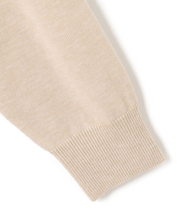 J.PRESS YORK STREET 【UNISEX】ANTI PILLING WOOL ニットポロシャツ アイボリー系