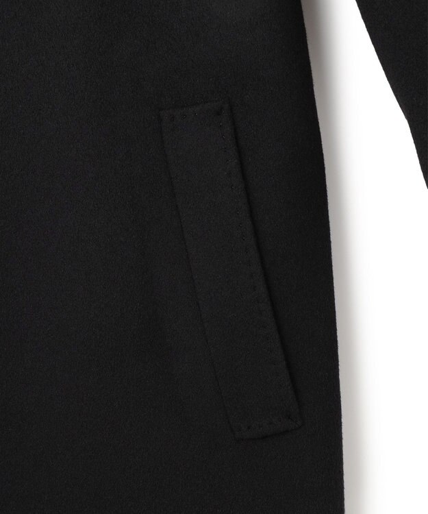 ICB ピュアカシミヤ チェスターコート ブラック系