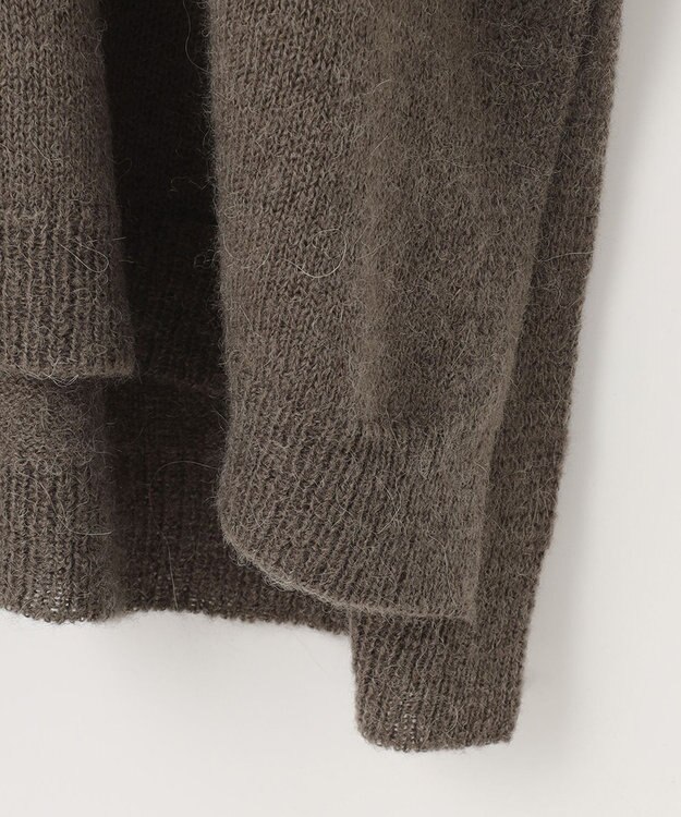 自由区 ポンチョニット ブラウン系