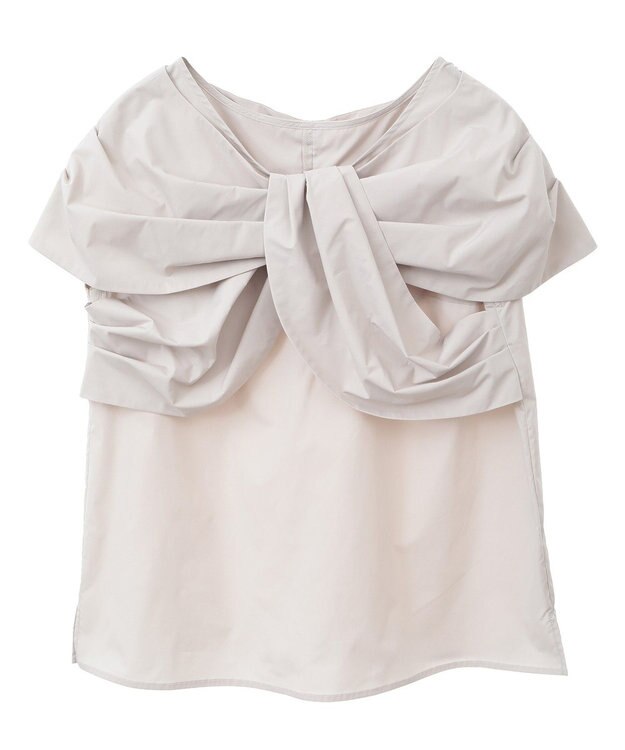 YECCA VECCA リボンデザインブラウス Beige