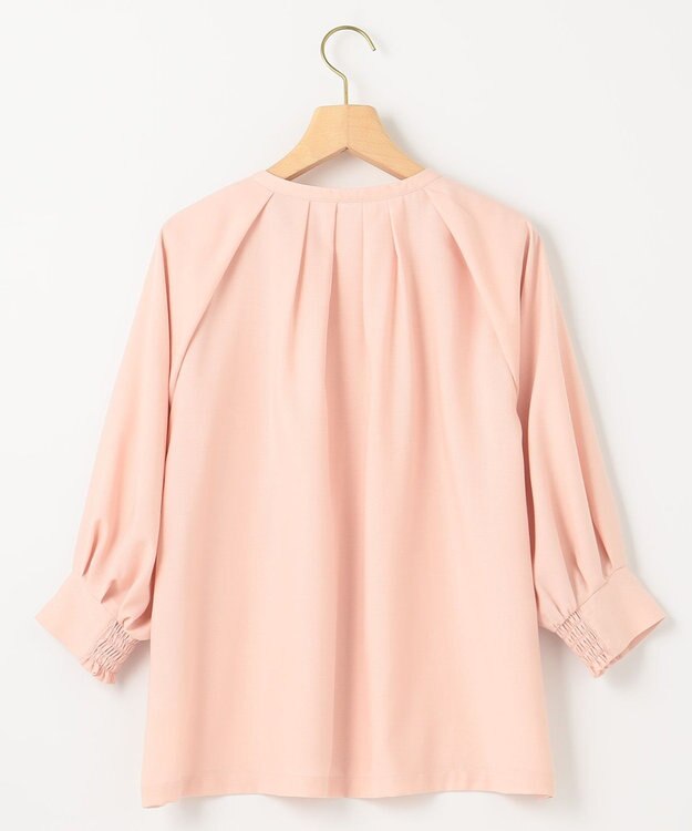 組曲 S 【WEB限定】シアーカルゼ ドルマンスリーブ ブラウス ピンク系