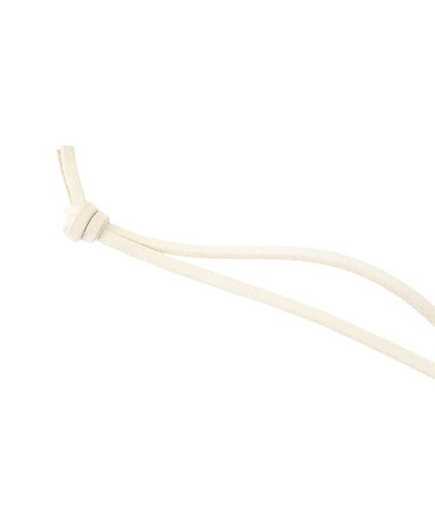 genten ダイヤカットワーク　小物入れ付ネックレス シロ