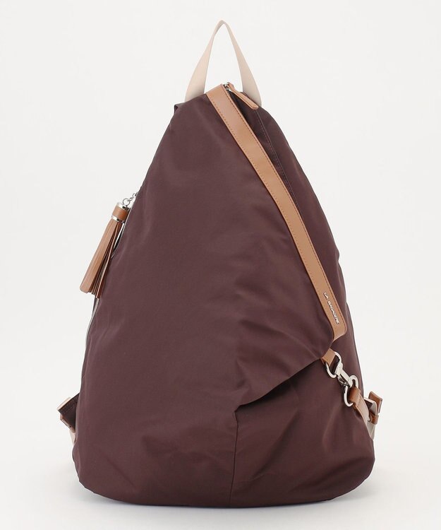 LA BAGAGERIE トライアングルリュックサック ワイン