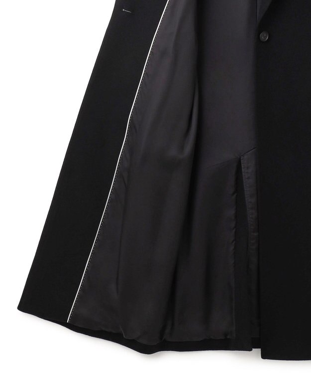 ICB ピュアカシミヤ チェスターコート ブラック系