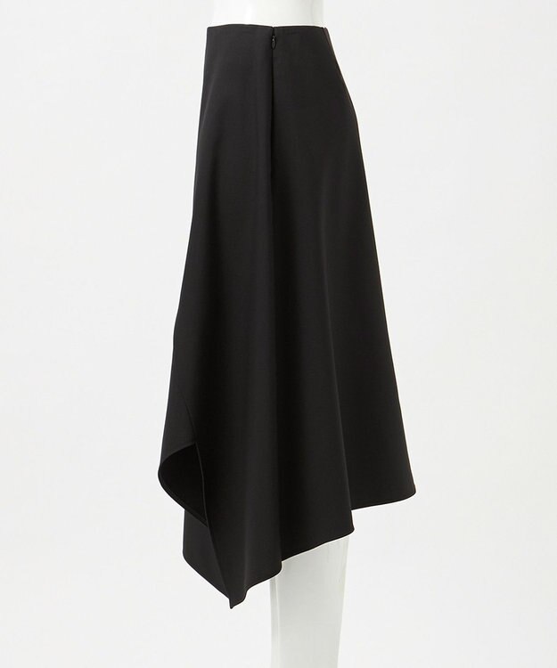 23区 【エステータ】ライトダブルクロス スカート ブラック