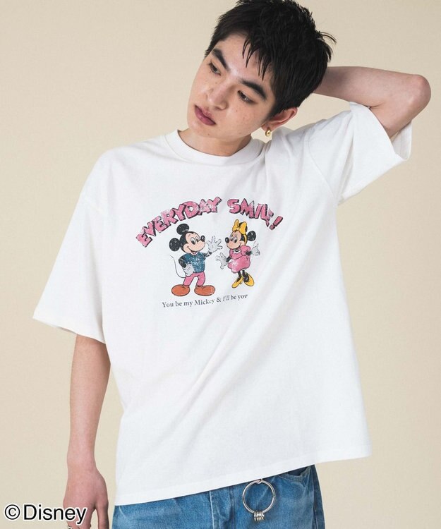 WEGO 【新柄追加/ユニセックス着用アイテム/SMLサイズ展開】DISNEY/グラフィックT（S） 柄1