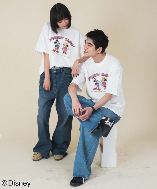WEGO 【新柄追加/ユニセックス着用アイテム/SMLサイズ展開】DISNEY/グラフィックT（S） 柄1