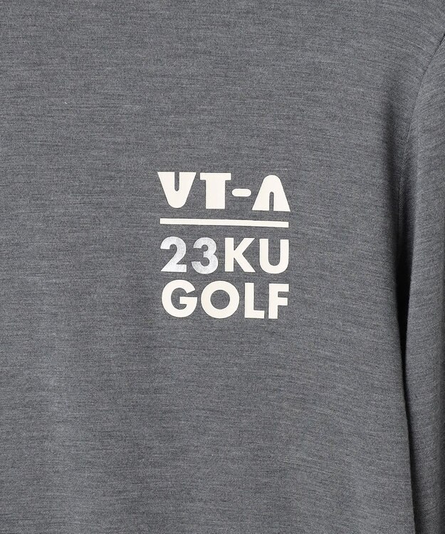 23区GOLF 定番あたたかインナー【WOMEN】エニワイズ無地 カットソー ライトグレー系