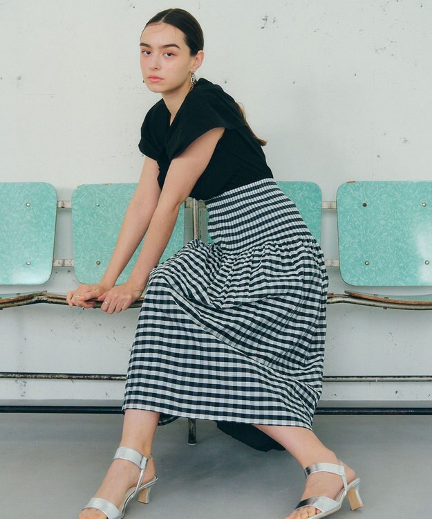 YECCA VECCA リボンデザインブラウス Black