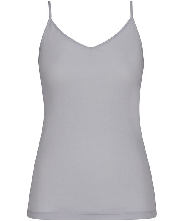 Wing インナー 【綿の贅沢オーガニック】 オーガニックコットン混素材 薄くて軽い キャミソール EL1056 ウイング／ワコール グレー