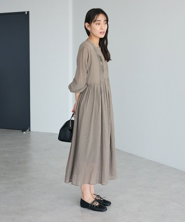 CRAFT STANDARD BOUTIQUE ヴィンテージボイルワンピース/羽織 Light Brown