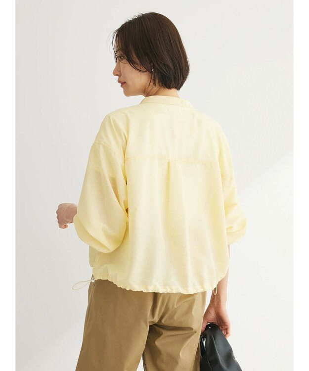 Green Parks シアーショート丈ブルゾン Yellow