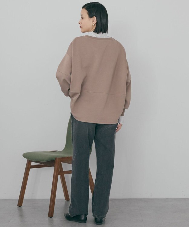 AMERICAN HOLIC 【WEB限定】袖タックコクーンポンチプルオーバー Mocha