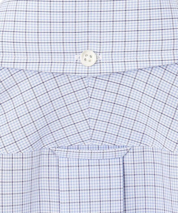 J.PRESS MEN 【PREMIUM PLEATS / 形態安定】BROADジャーミンチェックシャツ / B.D. サックスブルー系3