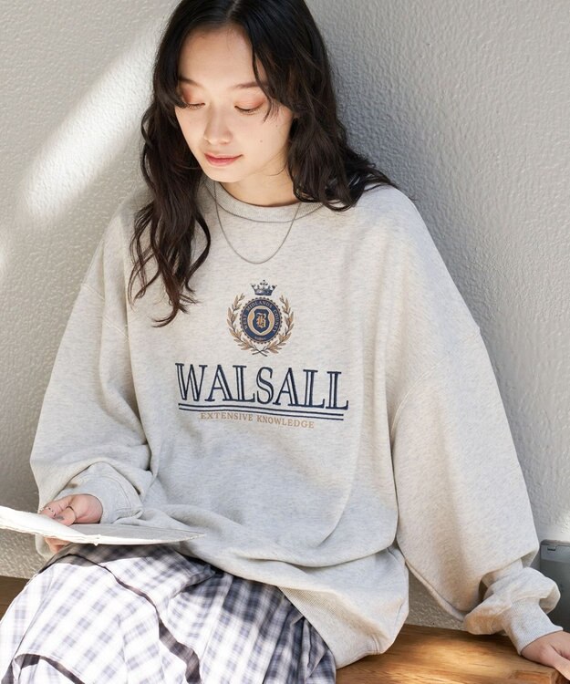 WEGO 刺繍BIGスウェット