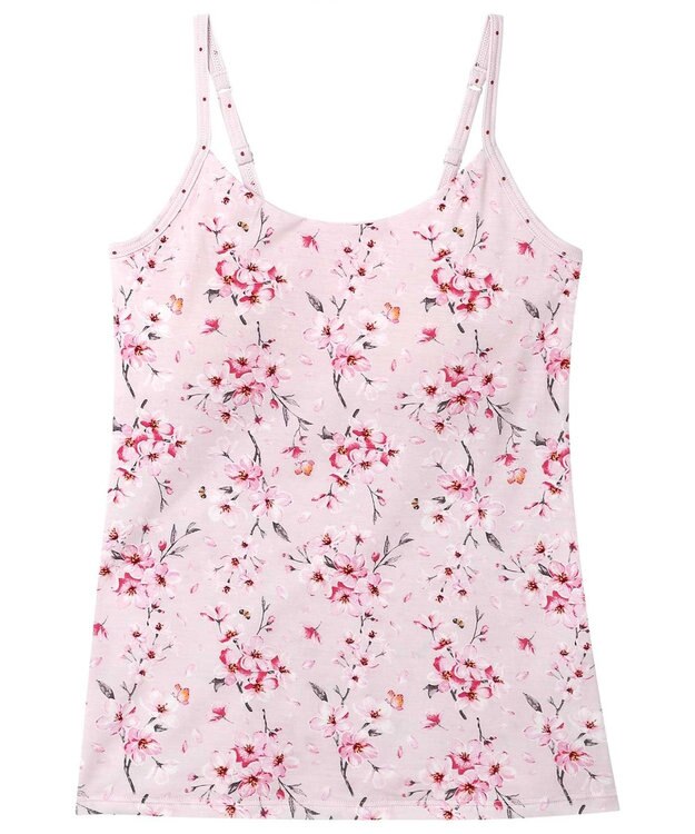 une nana cool 猫プリント カップ付きキャミソール SP