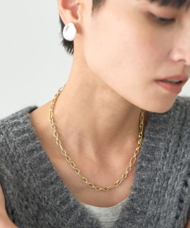AMERICAN HOLIC ボリュームチェーンショートネックレス Gold