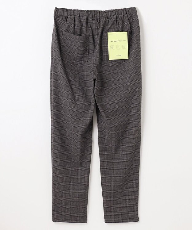 ANY 【UVカット/ウエストゴム/ストレッチ】大人の７daysデイリーパンツ グレンチェック